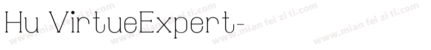 Hu VirtueExpert字体转换